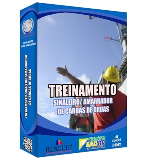 1814 - Treinamento Sinaleiro/Amarrador de Cargas Grua | EAD | Presencial | Online | Ao vivo | 37292